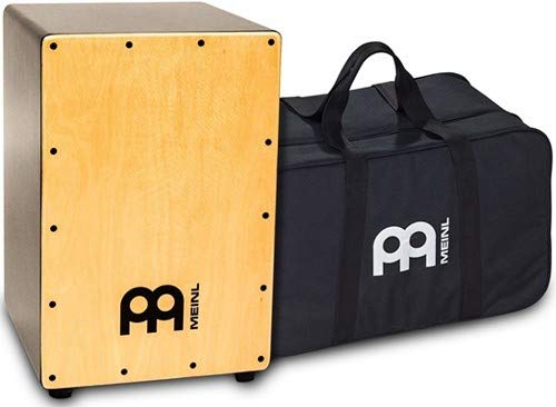 Meinl Percussion Maple Cafe Cajon with Internal Fixed Snares and FREE Gig Bag