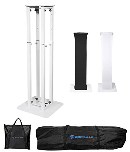 Rockville Totem Moving Head Light Stand+Black+White Scrims+Carry Bags