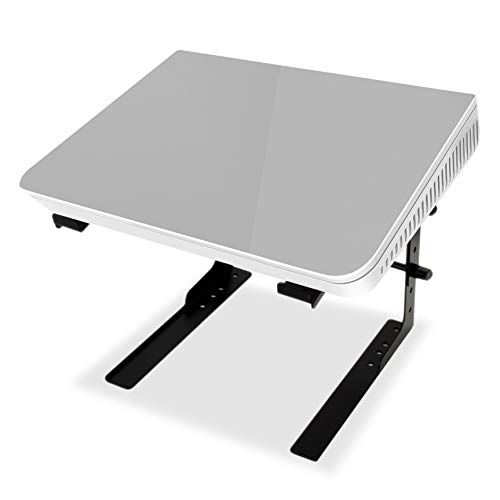 Pyle Portable Adjustable Laptop Stand - 6.3 to 10.9 Inch Anti-Slip Standing Table