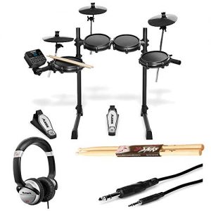 Alesis Turbo Mesh 7 Piece Electronic Drum Kit With a Pair of Drum Sticks