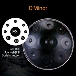 🎶 Luvay Hand Pan Steel Drum – 9 Note D Minor 22" Percussion Instrument with Bag & Stand 🥁 - Image 4