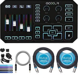 TC Helicon GO XLR 4-Channel Mixer for Online Broadcasting Bundle