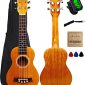 Vizcaya Soprano Ukulele Mahogany 21 inch stain finish with Ukulele Accessories