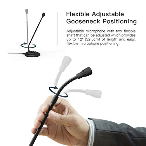 Computer Microphone,Fifine Desktop Gooseneck Microphone