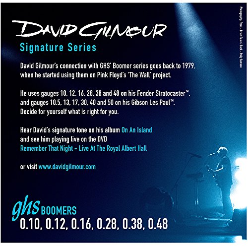 GHS Strings GB-DGF David Gilmour Signature Series, Nickel-Plated Electric Guitar
