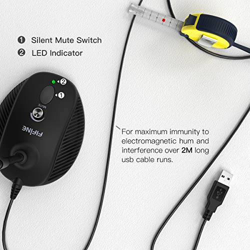 Computer Microphone,Fifine Desktop Gooseneck Microphone