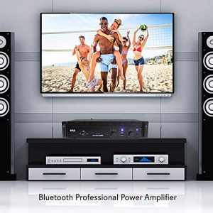 Professional Audio Bluetooth Power Amplifier - 2-Channel Rack Mount Bridgeable - Image 4