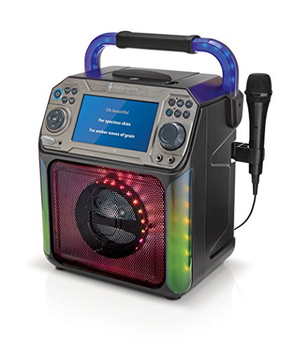 Singing Machine Groove XL Karaoke System with Voice Effects & Light Show