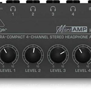 Behringer Microamp Ultra-Compact 4-Channel Stereo Headphone Amplifier