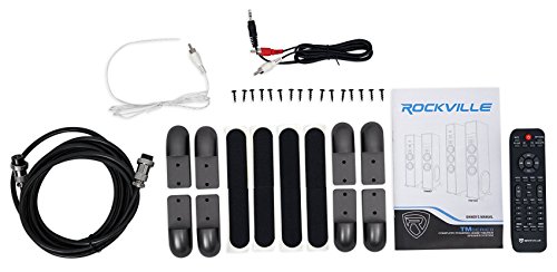 Rockville Bluetooth Home Theater/Karaoke Machine System w/(2) Wireless