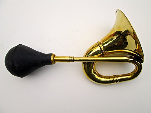 Large Brass Bulb Horn