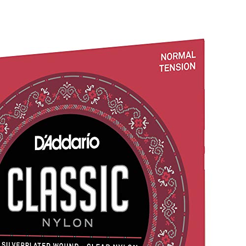 D'Addario Student Nylon Classical Guitar Strings, Normal Tension