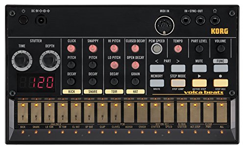 Korg Volca Beats Analogue Drum Machine Bundle with Korg Volca Mix