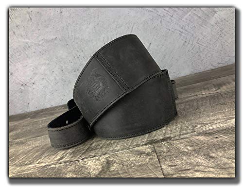 Premium Full-Grain Leather Guitar Strap – Ultimate Comfort & Durability