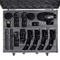 Monoprice 7-piece Drum and Instrument Mic Kit | With Mounts and Case