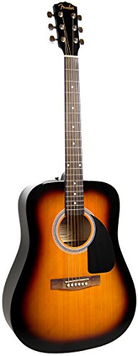 Fender FA-115 Dreadnought Acoustic Guitar - Sunburst Bundle with Gig Bag