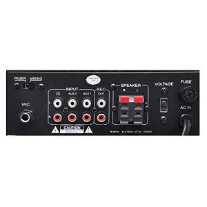 Home Audio Power Amplifier System - 2X40W Mini Dual Channel Mixer Sound - Image 3