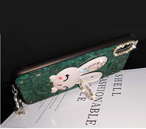 Case for iPhone Xs Max 6.5 Inch,Aulzaju iPhone Xs Max Bling Cute Rabbit Ring Stand