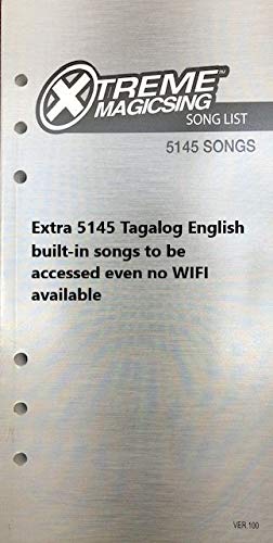 ET23PRO Built-in Tagalog English songs Magic Sing WIFI Karaoke
