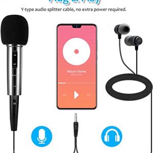 Recording Microphone, EIVOTOR 3.5mm Condenser Microphone Plug and Play - Image 2