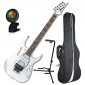 Ibanez Steve Vai JEM JR White Full Size Electric Guitar w/ Gig Bag