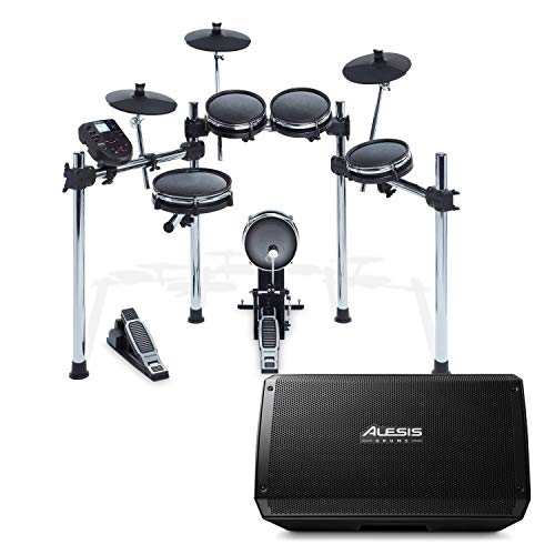 Alesis Surge Mesh Kit + Strike Amp 12 | 8-Piece All-Mesh Electronic Drum Kit