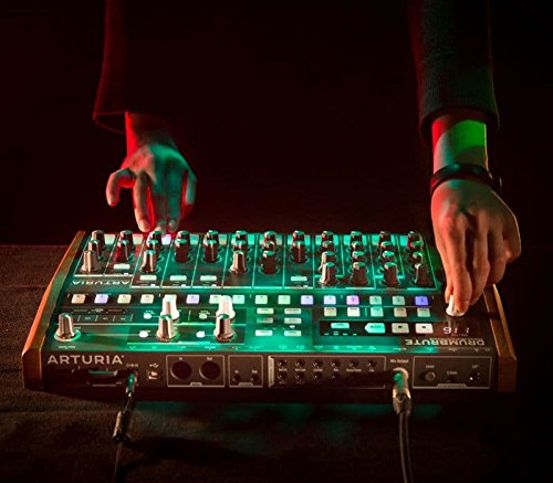 Arturia DrumBrute Analog Drum Synthesizer Bundle with MIDI Cable and Austin