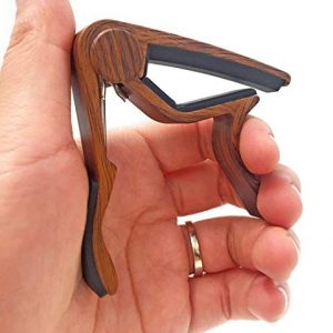 WINGO Quick Change Wooden Guitar Capo for Acoustic Guitar, Electric Guitar - Image 3