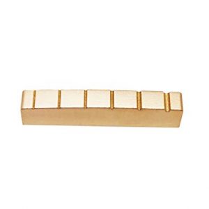 Guyker 43mm Guitar Brass Nut - Pre-Slotted Flat Bottom Nut Replacement Part - Image 3