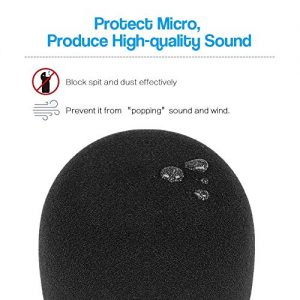 InnoGear Heavy Duty Microphone Stand with Mic Microphone Windscreen and Dual - Image 4
