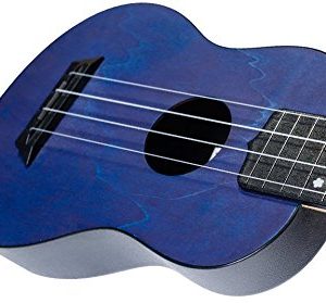 Flight, 4-String Travel Series Soprano Ukulele, Dark Blue - Image 2