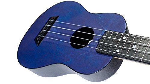 Flight, 4-String Travel Series Soprano Ukulele, Dark Blue