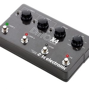 TC Electronic Ditto X4 Looper Effects Pedal Bundle with Blucoil Power Supply Slim - Image 3