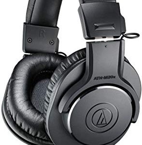 Audio-Technica Professional Studio Monitor Headphones, Black