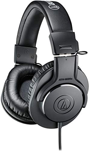 Audio-Technica Professional Studio Monitor Headphones, Black
