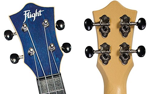 Flight, 4-String Travel Series Soprano Ukulele, Dark Blue