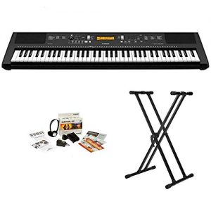 Yamaha 76 Key Portable Keyboard With Knox Adjustable Stand & Power Adapter