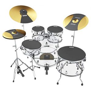 Evans Practice Pad, Rock Box Set w/Cymbal & Bass