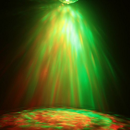 Starlight 7 Color Remote RGB LED Water Wave Ripple Effect Stage Light Lighting