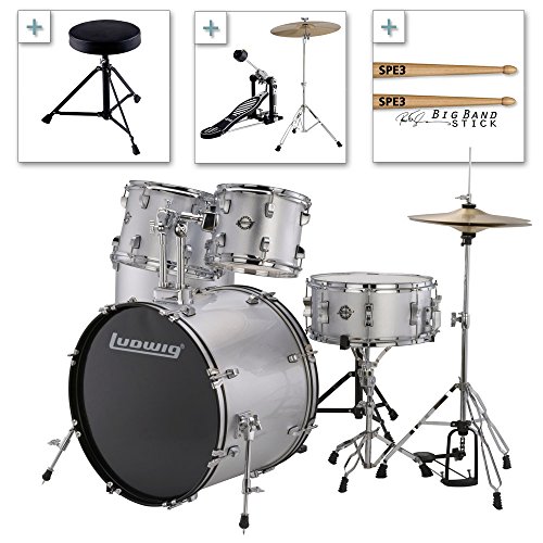 Ludwig Accent Drive Series Complete Drum Package with Cymbals