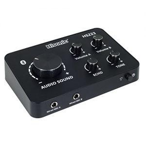 Ultimate Karaoke Experience: 2-in-1 Digital Smart Home Karaoke Mixer & Dual UHF Microphone System with Wireless Bluetooth Input - Image 3