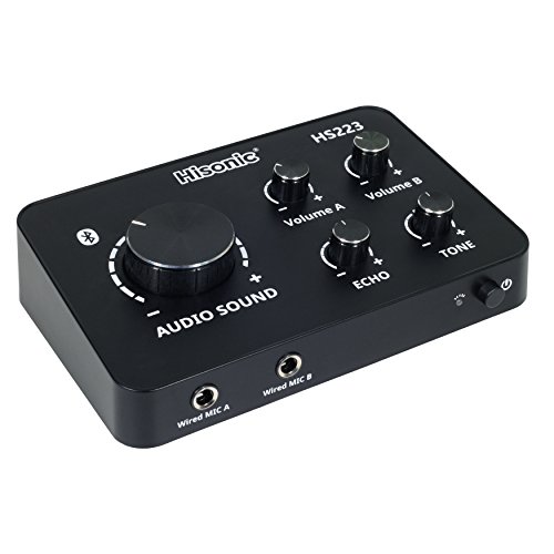 Ultimate Karaoke Experience: 2-in-1 Digital Smart Home Karaoke Mixer & Dual UHF Microphone System with Wireless Bluetooth Input