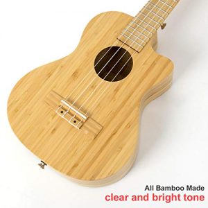 AKLOT Tenor Ukulele 26 Inch All Solid Bamboo - Premium Sound & Comfort - Image 4