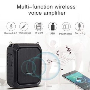 Wireless Voice Amplifier with UHF Mic Headset, 18W 4400mAh Rechargeable - Image 3