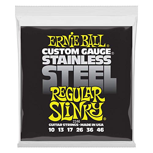 Ernie Ball Stainless Steel Regular Slinky Set