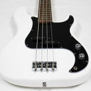 Crescent Electric Bass Guitar Starter Kit - White Color - Image 4
