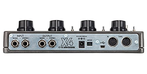 TC Electronic Ditto X4 Looper Effects Pedal Bundle with Blucoil Power Supply Slim