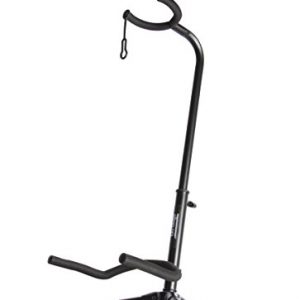 On-Stage Black Tripod Guitar Stand, Single