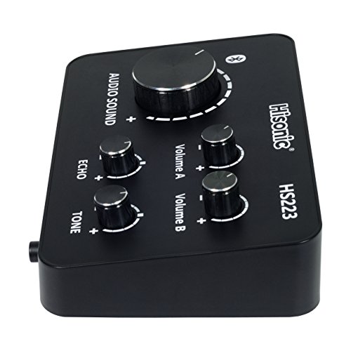 Ultimate Karaoke Experience: 2-in-1 Digital Smart Home Karaoke Mixer & Dual UHF Microphone System with Wireless Bluetooth Input