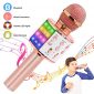 Verkstar Wireless Bluetooth 4 in 1 Karaoke Microphone, Portable Handheld Karaoke